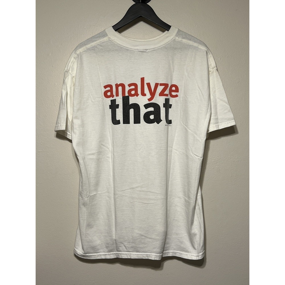 Vintage 2002 Analyze That Movie Promo T Shirt Robert De Niro XL